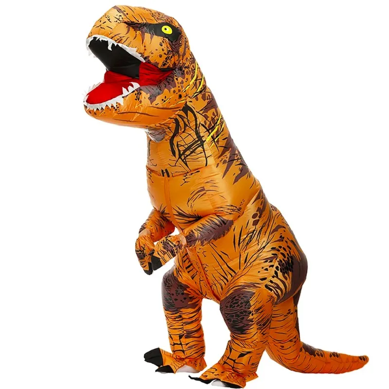 

T-rex Inflatable Suit Tyrannosaurus Dinosaur Costume Child Kids Adult Role Play Fancy Halloween Mascot Party Festival Clothing