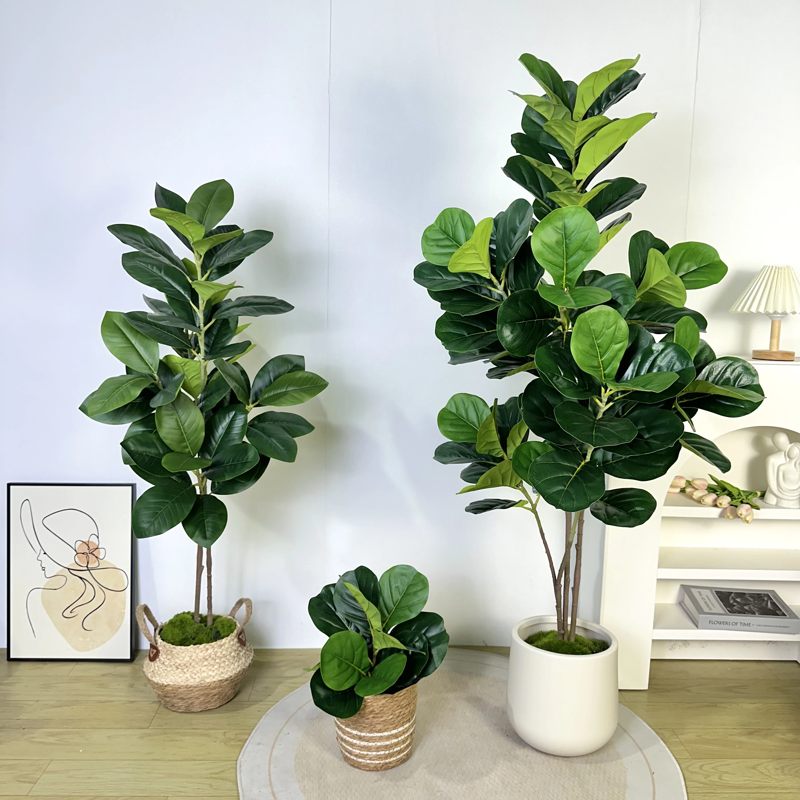 40-145 см большое искусственное дерево фикуса тропические искусственные растения