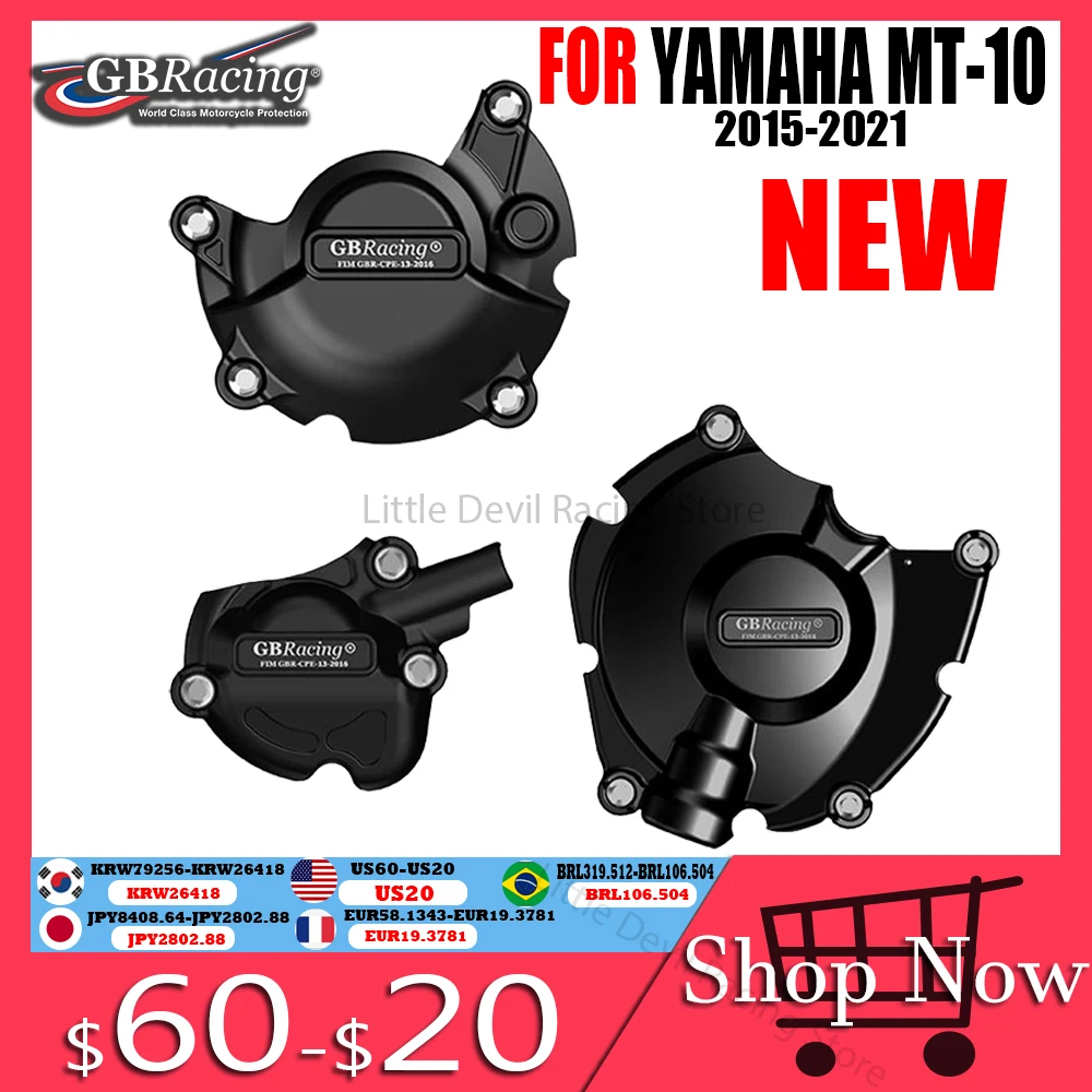 

For Yamaha MT-10 MT10 2015-2021 Engine Cover Protection
