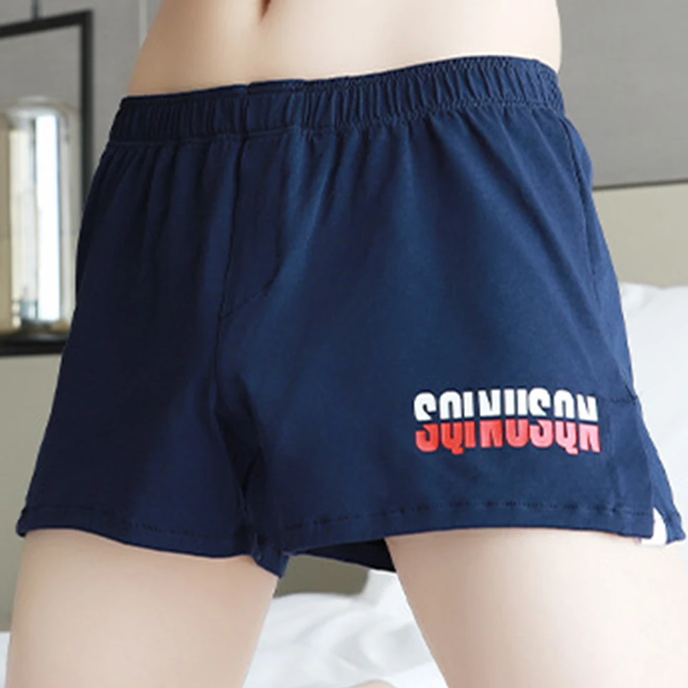 

Underpants Male Shorts U Convex Pouch Underwear Boxer Loose Breathable Arrow Panties Comfort Sexy Gay Boxers Men Homewear