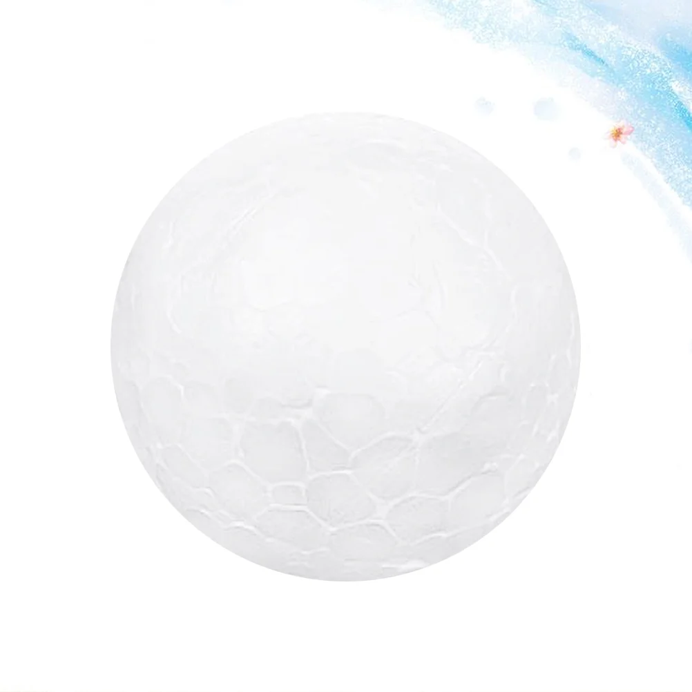 

3 Pcs Cake Decoration Children Ball Craft DIY Christmas Tree Model Ornament White