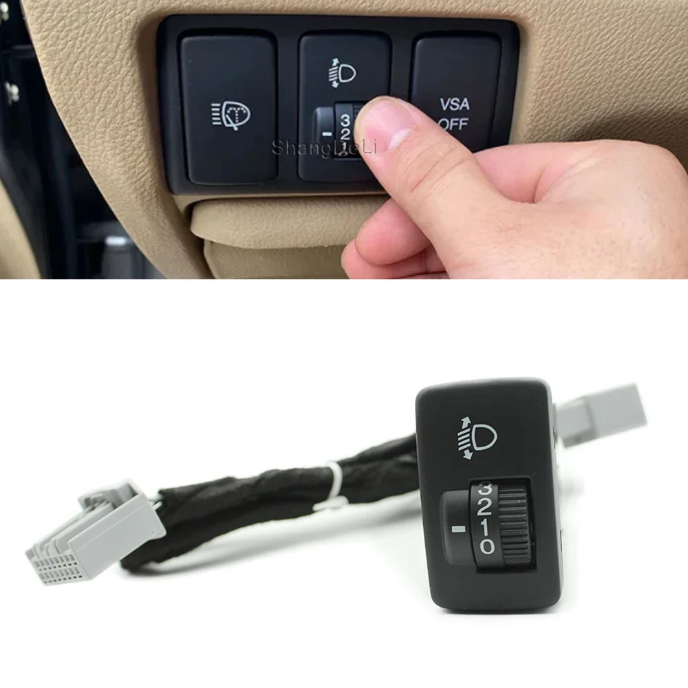 

Кнопка регулировки яркости приборной панели фары, переключатель регулировки фары для Honda Accord 2008 2009 2010, аксессуары