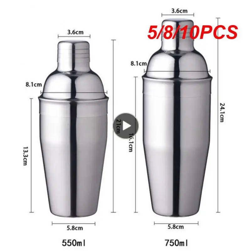 

Stainless Steel Cocktail Shaker Mixer Wine Martini Boston Shaker For Bartender Drink Party Bar Tools Barware Home Dining Kitchen