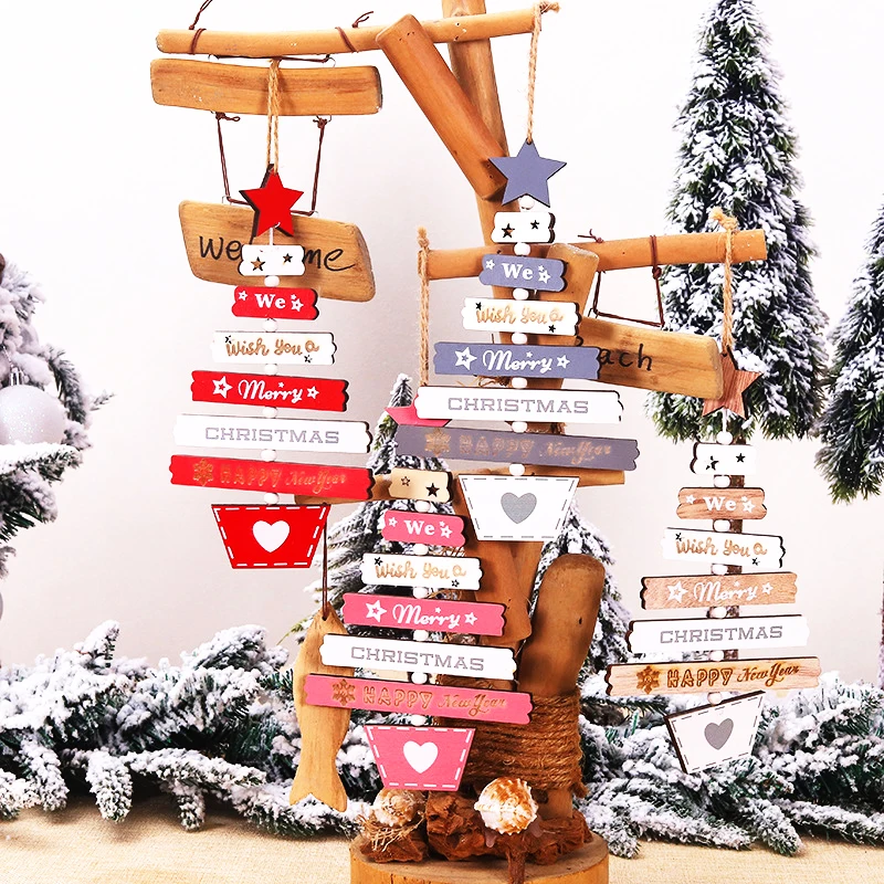 

Деревянные Подвески для рождественской елки, украшение для дома, декор для нового года, для торговых центров, декор для комнаты, праздничные вечерние ринки, деревянные украшения, детские подарки