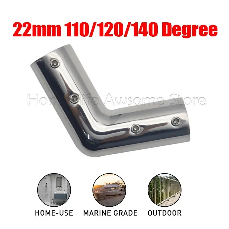 Соединитель для труб из нержавеющей стали Marine 110 22 мм 120/140/316 градусов