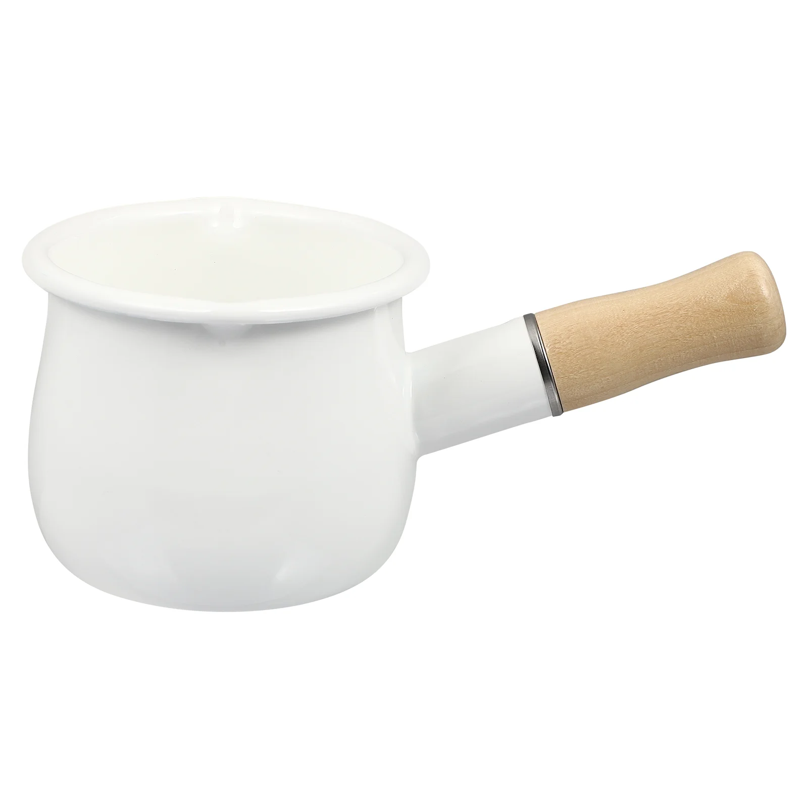 

1 Pc Japanese-style Enamel Pot Noodle Pot Dessert Pot Food Cooking Tool