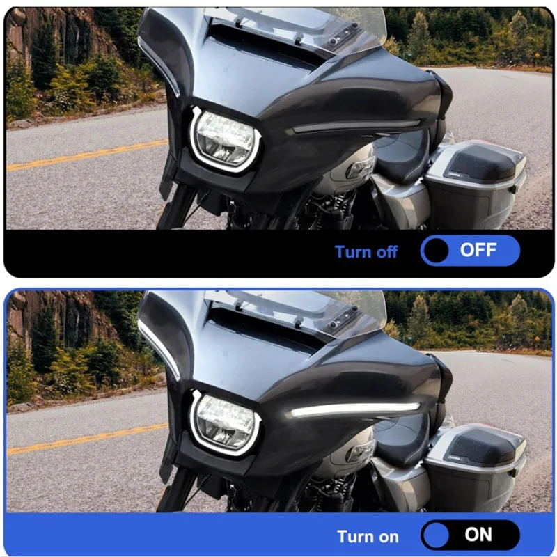 Указатель поворота, обтекатель крыла летучей мыши, подходит для Harley CVO Street Glide 2023-2025 FLHX 2024-2025 FLHXU 2025 (art.: 3920d28e8efd4) - 3920d28e8efd4