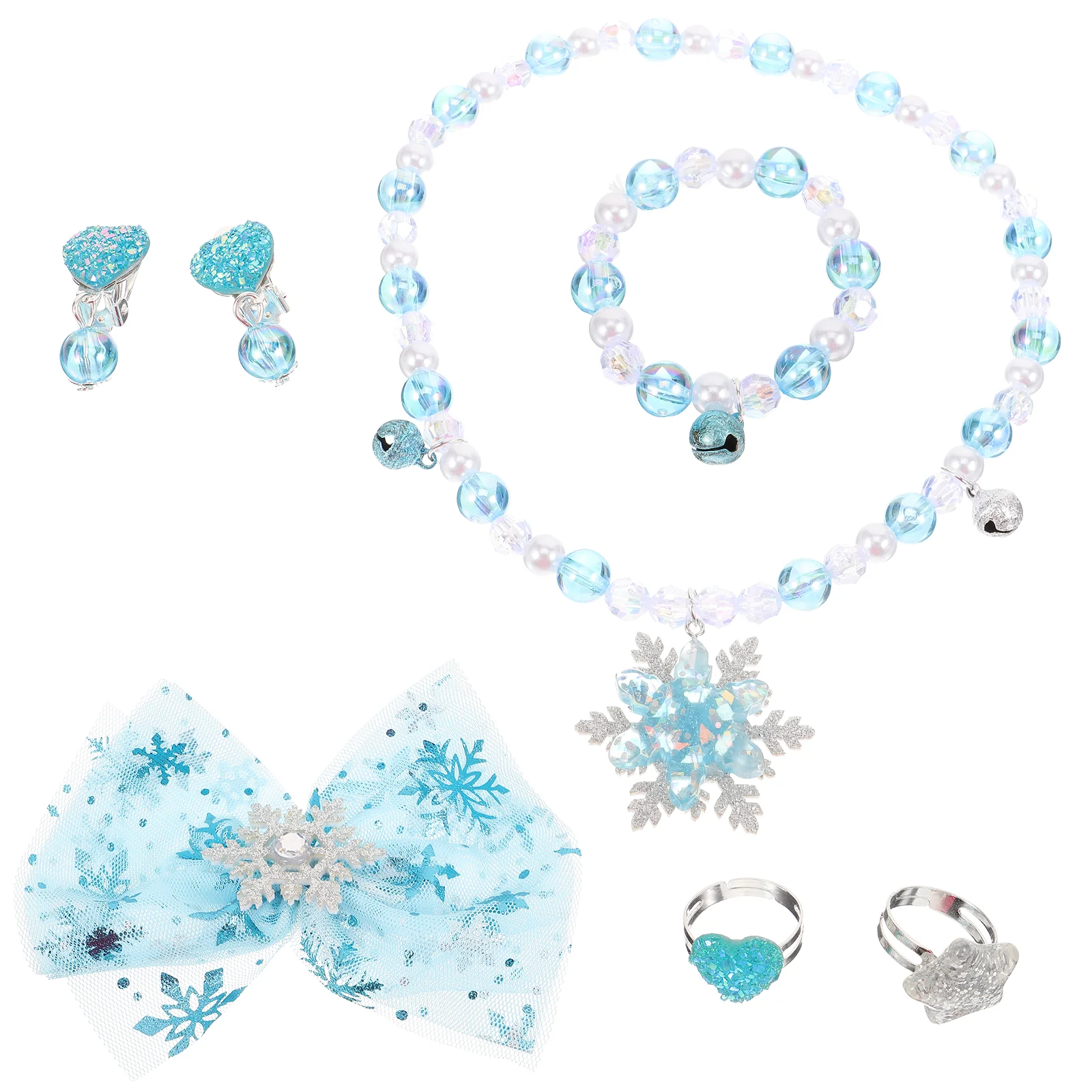 Детский жемчужный комплект, ожерелье для маленьких девочек, ювелирные изделия для девочек 6-8 лет, для малышей 2-4 лет