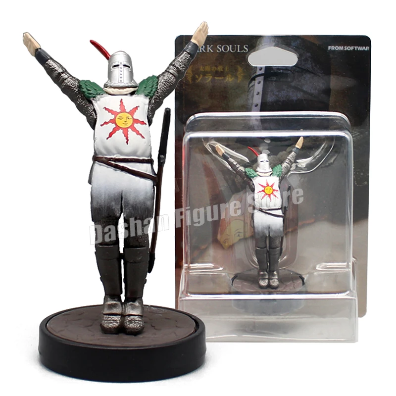 

10cm Dark Souls Figures Solaire of Astora Artorias Action Figure PVC Collectible Model Game Role Ornaments Figurine Toys Gifts