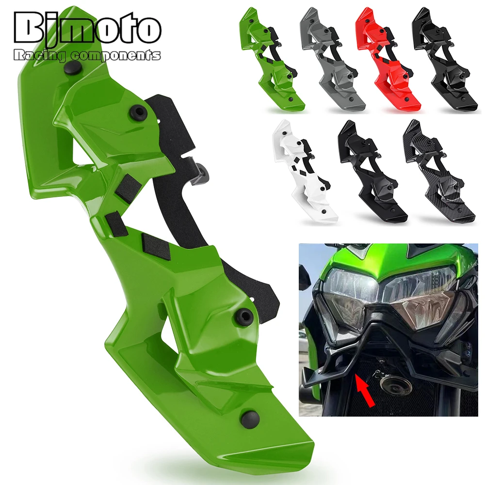 

Motorcycle Front Spoiler Winglet Aerodynamic Wing Kit Spoiler for Kawasaki Z900 2020 2021 2022 Front Downforce Spoilers Z 900