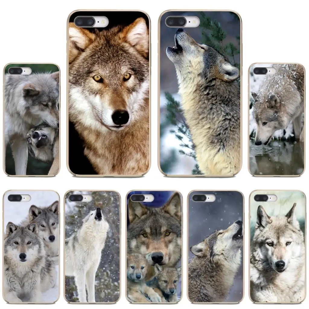 TPU Case For Xiaomi Pocophone iPod Touch 6 5 F1 For Samsung Galaxy Grand Core Prime wolf-animal