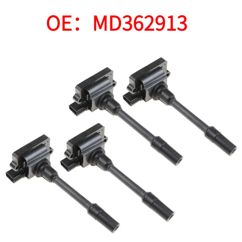 

4PCS MD362913 H6T12471A Ignition Coil For Mitsubishi Lancer Mirage Eclipse Galant Carisma Lancer Pajero Space 1.8L 2.0L