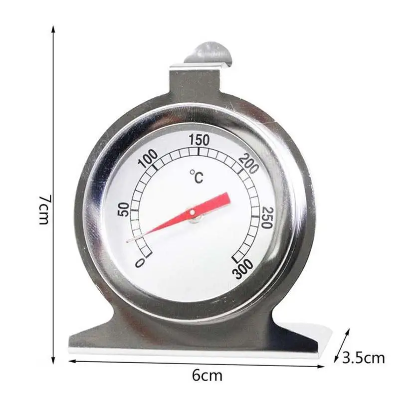 

Bake Stainless Steel Thermometer Waterproof 0-300 ℃ High Temperature Barbecue Grill Oven Panel Thermometer Kitchen Accessories