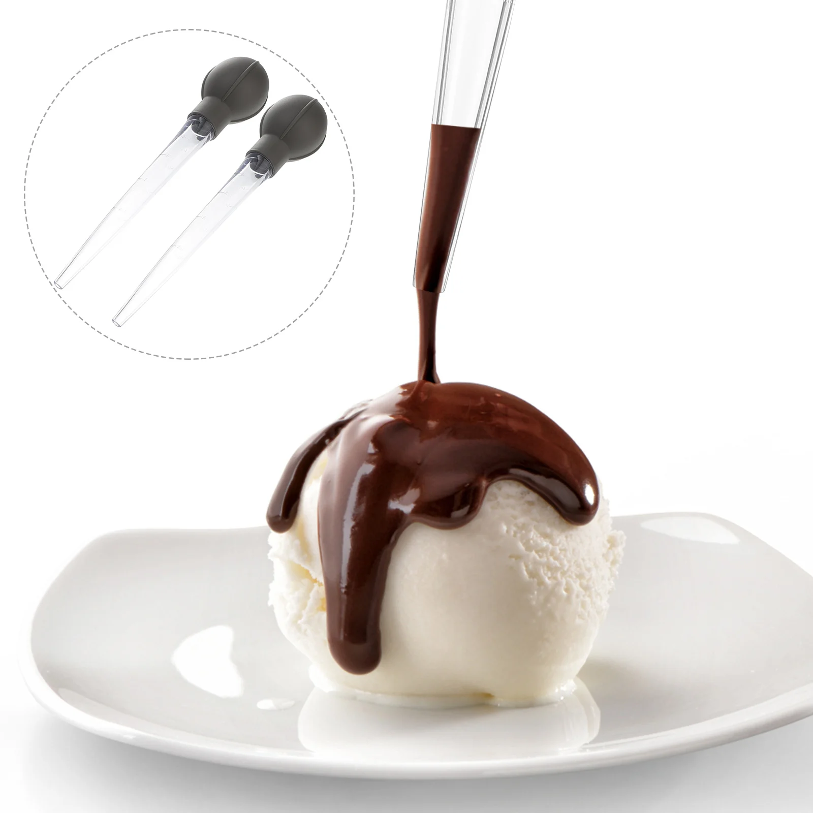 

Dropper Pipettes Liquid Baking Droppers Transfer Squeezepipettecake Jam Eye Chocolate Measuring Moldice Cream Scale Tube