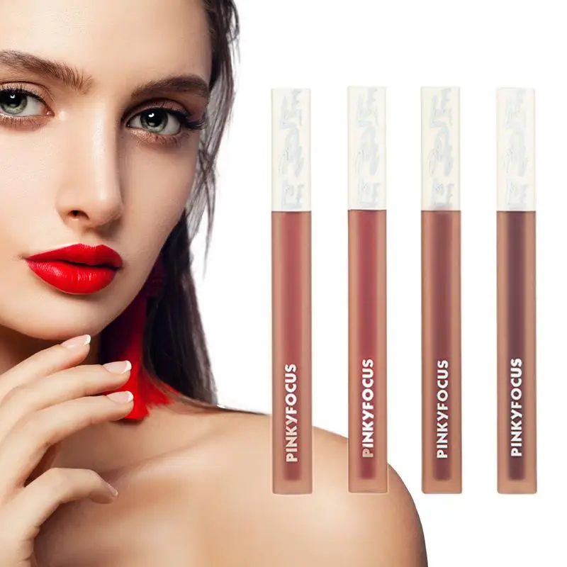 

Жидкая губная помада, блестящая Губная помада для женщин и девушек, питательная пухлая блестящая Губная помада для женщин и девушек, богатые разнообразные цвета