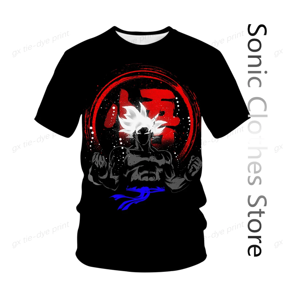 

Men T-shirts Anime Dragon Ball Kids T-shirt Tops Vegeta Men Essentials Dragon Ball z Goku Fashion Harajuku Short Sleeve