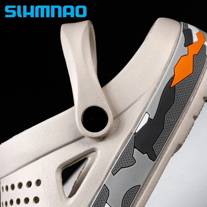 Всесезонная обувь для рыбалки с дырками внутренняя мягкая подошва нескользящая