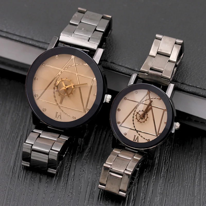 1PC Retro Fashion Accessories Quartz Wristwatch Alloy Watch Band Minimalism Style Vintage Watch For Couples Birthday Gifts