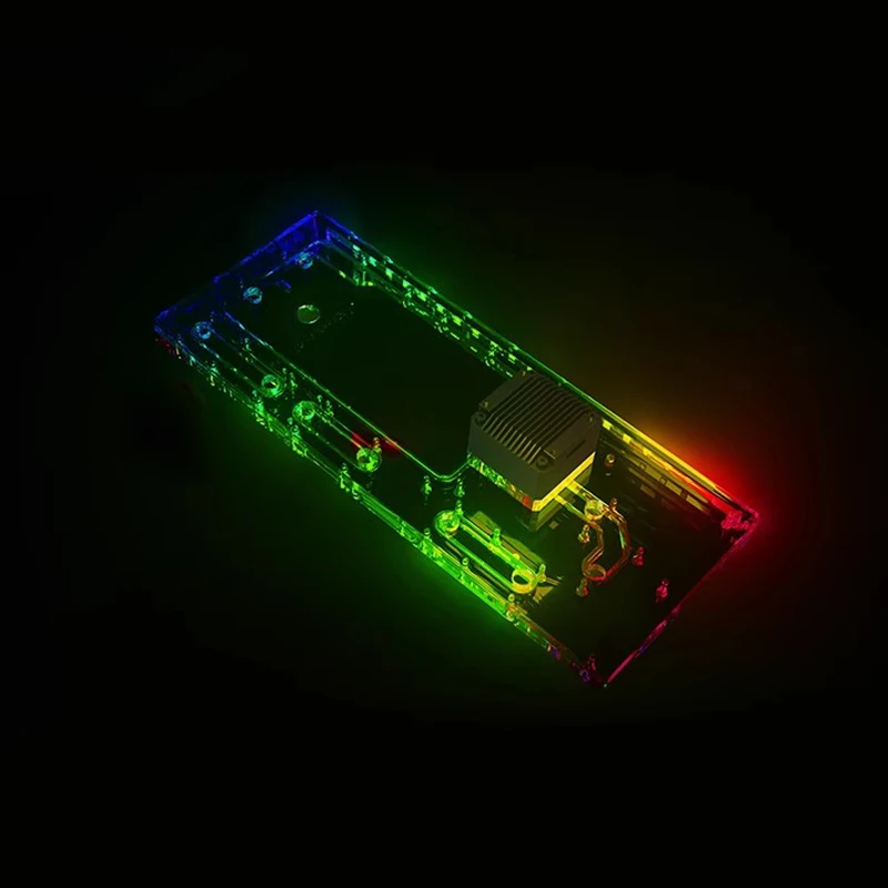 Distro Plate Bykski для корпуса LIANLI O11 EVO XL ARGB резервуар водяного охлаждения RGB сборный бак