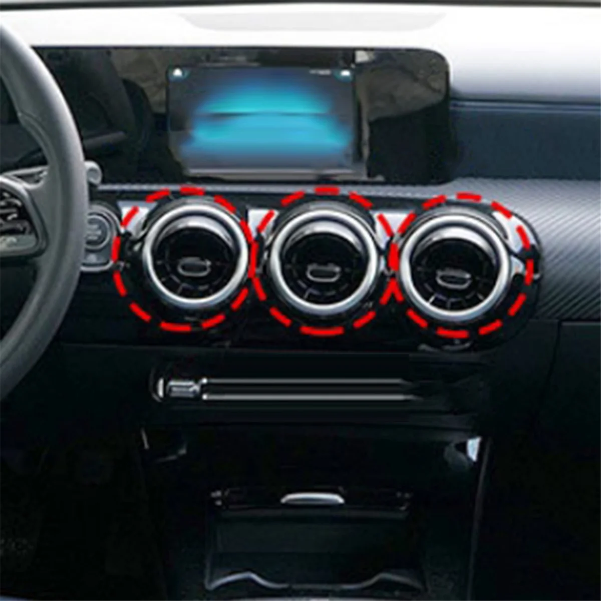 Центральная консоль автомобиля Вентиляционное отверстие кондиционера в сборе