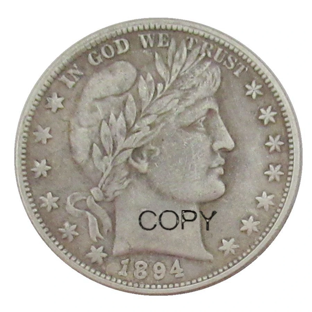 

Реплика монета парикмахерский полудоллар 1892-1916