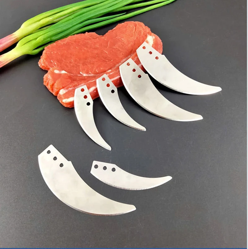 85 мм лезвие для мясорубки из нержавеющей стали, ручное лезвие для мясорубки, аксессуары для резки овощей и фарша