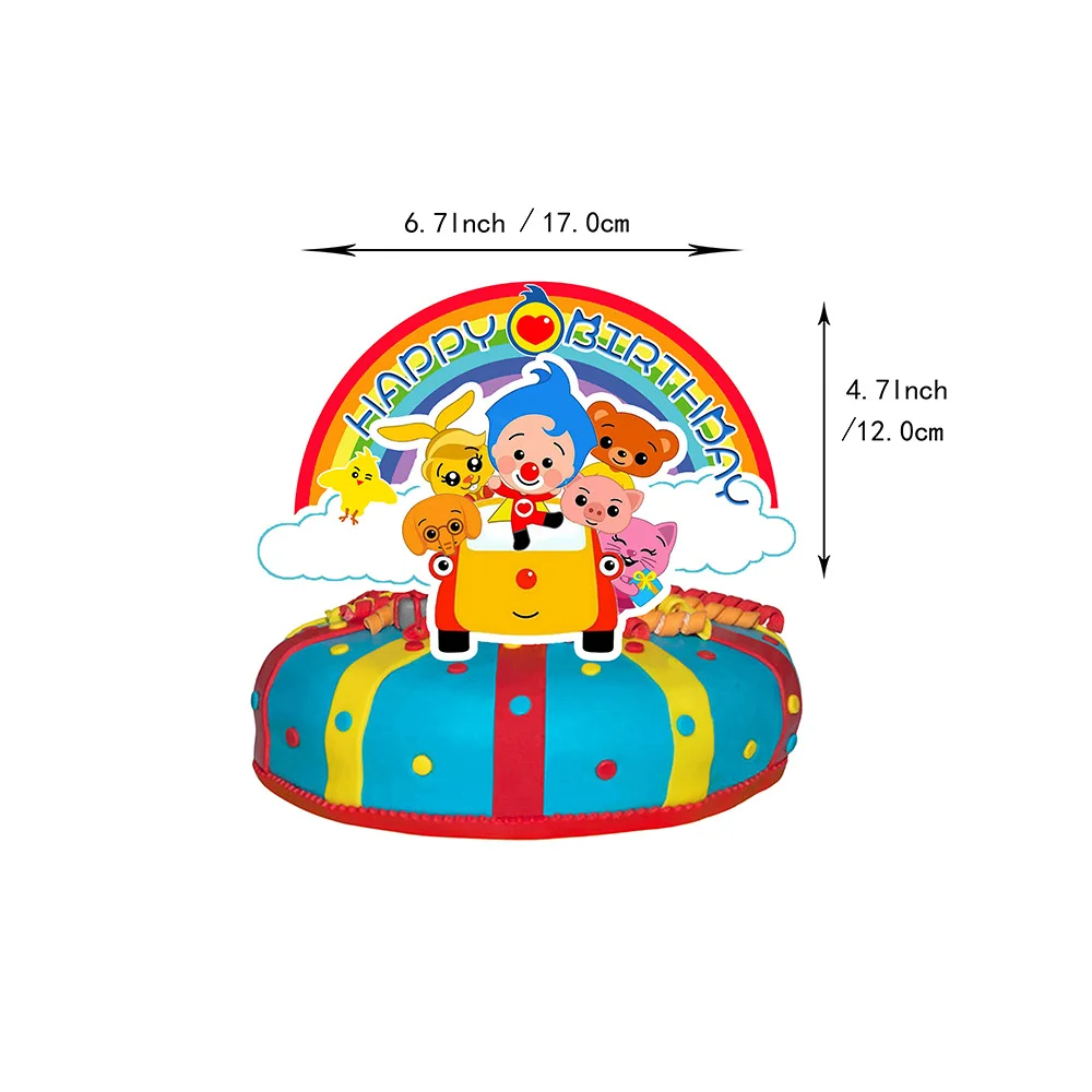 

Фольгированный шар с героями мультфильмов Plim