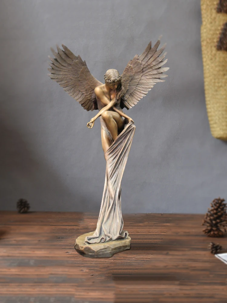 Декорации «Ангел искупления» для дома декоративная скульптура для сада, популярные аксессуары для дома и улицы, скульптура для гостиной