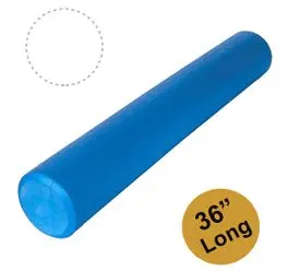 

36-Inch Foam Roller for Improved Balance, Core Strength, & Muscle Recovery - Molded Design