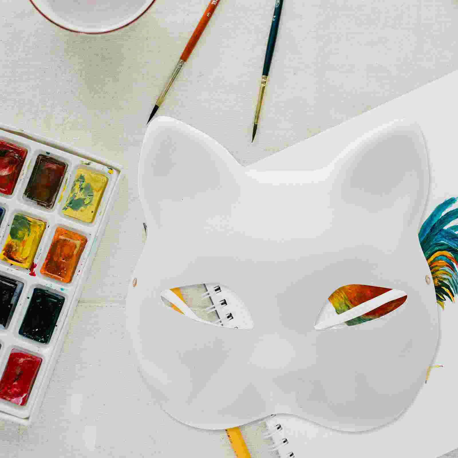 5 шт. половина лица кошачья маска Хэллоуин костюм косплей DIY маскарад для женщин