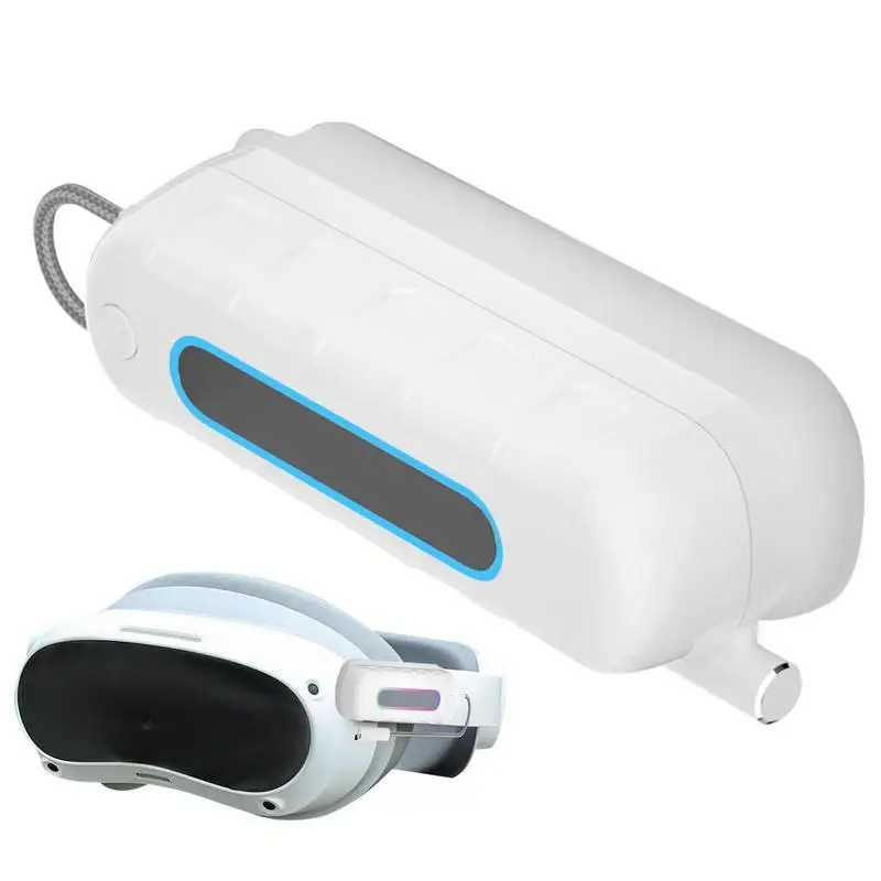 

Портативное зарядное устройство для очков виртуальной реальности для OculusQuest 2, аккумулятор 5000 мАч, игровая консоль виртуальной реальности, аксессуары с RGB-подсветкой