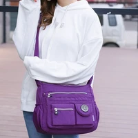 fashion women shoulder side crossbody bags waterproof nylon oxford shopping handbags trend 2022 large capacity travel messenger