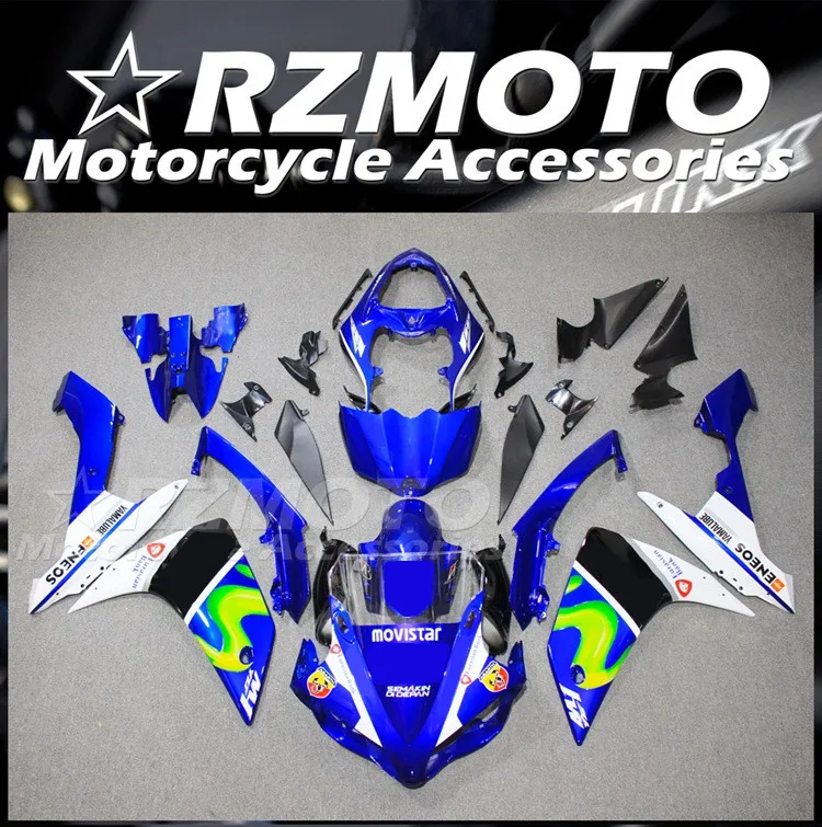 

Injection Mold New ABS Fairings Kit Fit for YAMAHA YZF-R1 2007 2008 07 08 R1 Bodywork Set Movistar