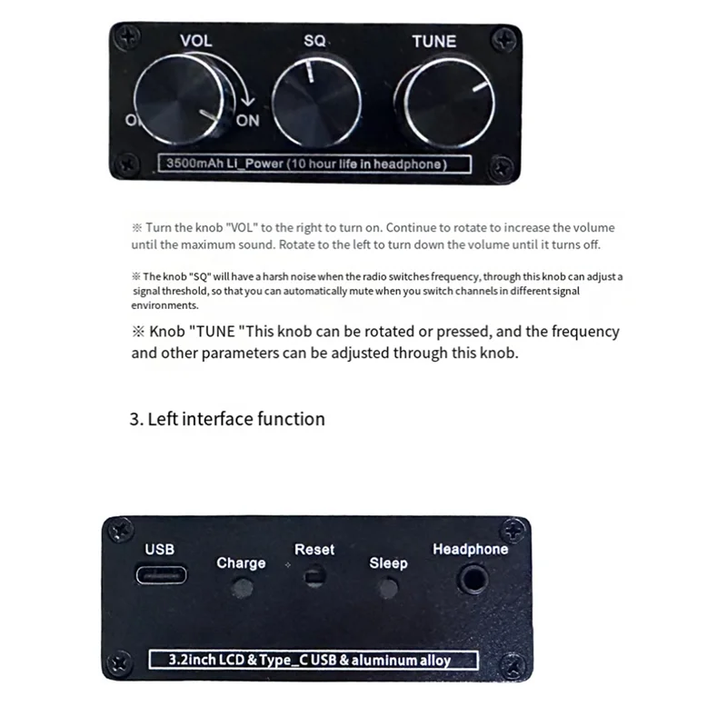 TEF86 Высокопроизводительное цифровое радио DSP 65-108 МГц FM и 144-27000 кГц SW/MW/LW с 3