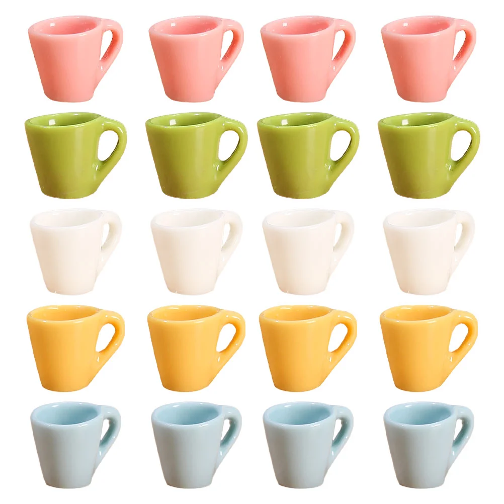 

Cups Mini Cup Coffee Tea Miniature Mugkitchen Toy Play Water Decoration House Drinkingceramickidscrafts Model Mugs Cake