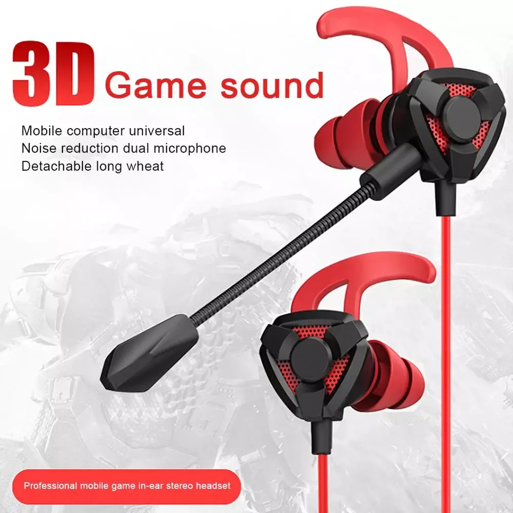 

Gaming Wired Earphone 3.5mm Headset Helmets with Mic Headphones for PS4 PUBG Volume Control 3.5mm Phone 3D Stereo Earbuds