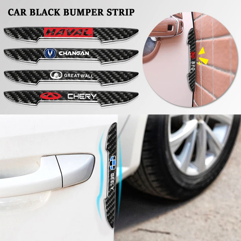 

Door Edge Protection Carbon Fiber Bumper Sticker for Nissan Tiida Leaf 2021 5w40 Xterra 2010 5w30Serena Almera J10 Accessories