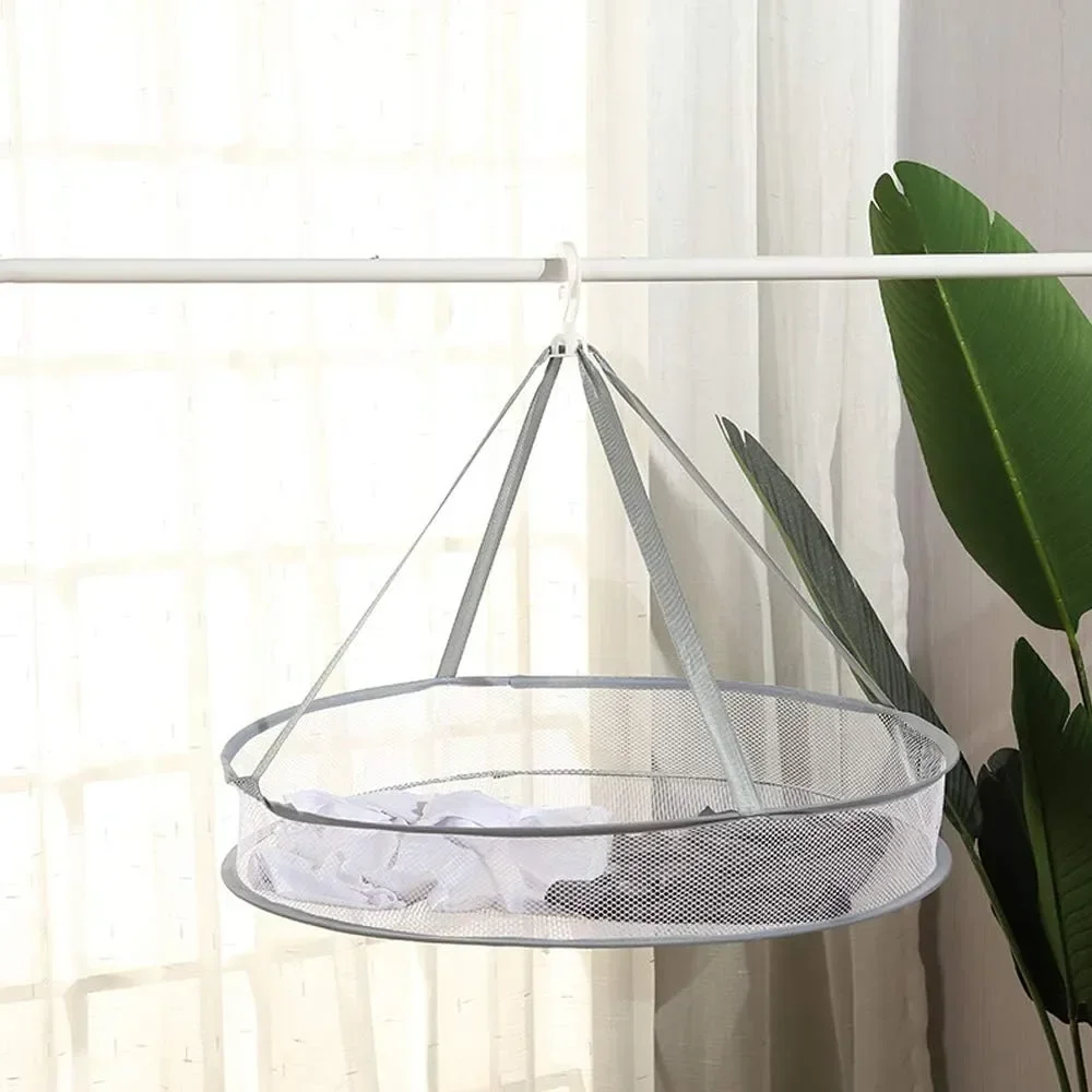 

Basket Folding 2layer Drying Hanging Drying Net Food Dryer Basket Mesh Dryer Rack Herb Hanging Drying Herb Mesh For Clothing Air