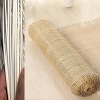 35404550cm natural cane webbing indonesian rattan roll decorative plates material for chair cabinet wall door