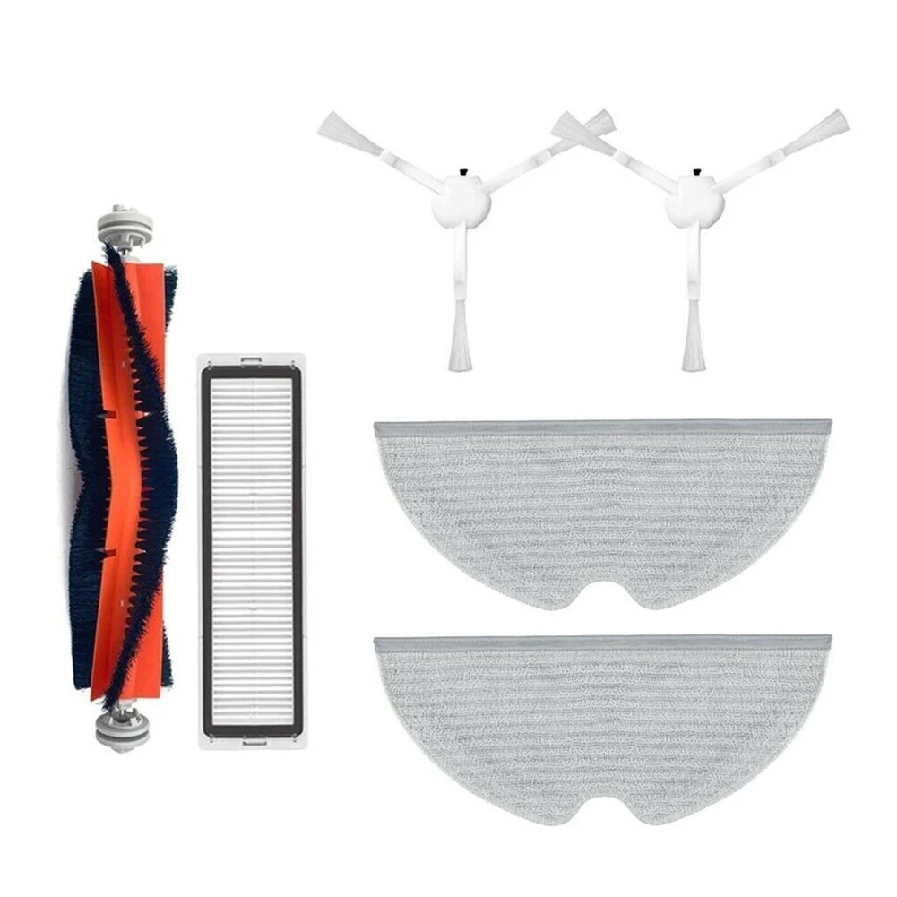 

Filter Side Brushes Mop Cloth Set For TROUVER Finder RLS3 Vacuum Cleaner Parts Main Side Brush Filter Floor Cleaning Attachment