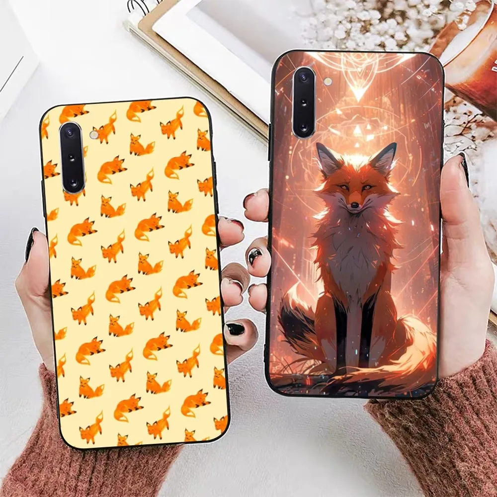 

Cool Fox Animal Phone Case For Samsung Note 8 9 10 20 pro plus lite M 10 11 20 30 21 31 51 A 21 22 42 02 03