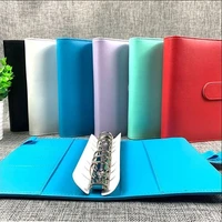 2021 diary colorful a5a6 pu macaroon loose leaf cover binder dairy notebooks hard cover refill journal travelers leather cover