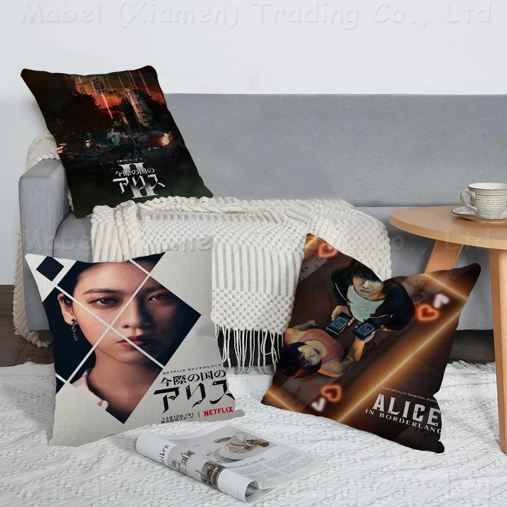 Наволочка Алиса в бордерленде сезон 1 2 подарочная наволочка для спальни дома