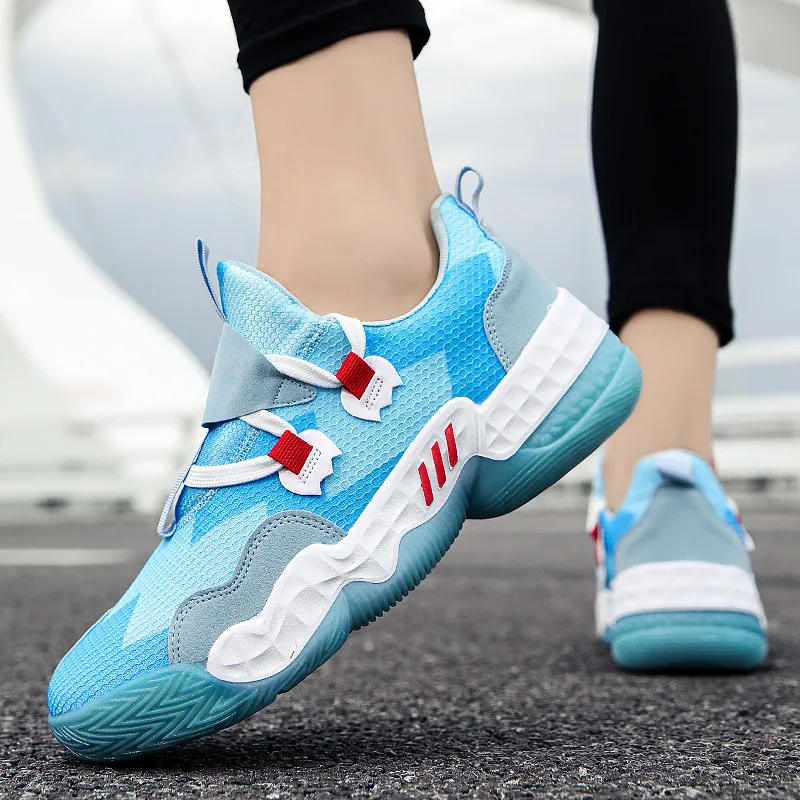 Fashion Mesh Breathable Men's Basketball Shoes Comfortable Non-slip Training Shoes Men Wear-resisting  Mens Casual Sports Shoes