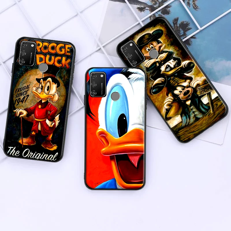 

Disney Donald Duck Series For Huawei Honor 9 9S V9 9X 9A Pro Lite Soft Silicon Back Phone Cover Protective Black Tpu Case Soft