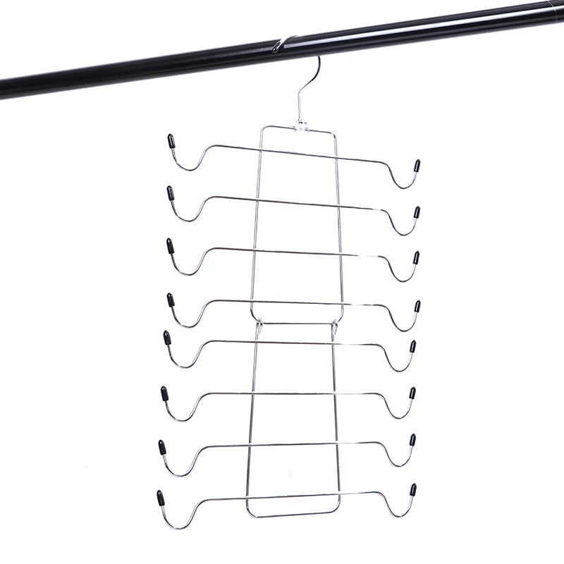 

1PC Multi-functional Foldable Multi-Layer Hangers For Clothes Metal Underwear Hanger Rack Bra Hanger Hangers Saving Space