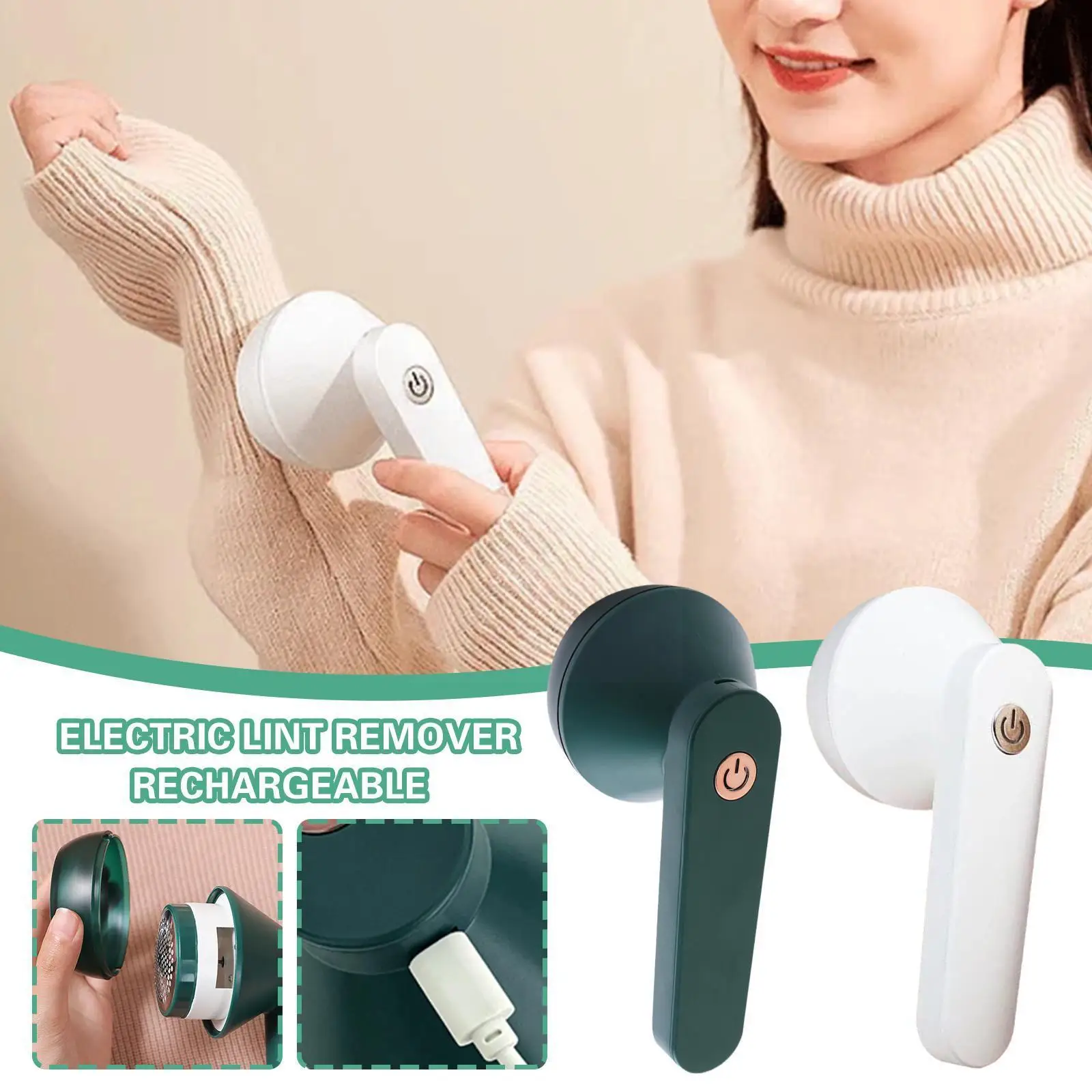 

Portable Electric Clothes Lint Trimmer USB Hair Ball Remover Clothes Carpets Fuzz Trimmer Household Lint Sweater Shaver Sha I9F4