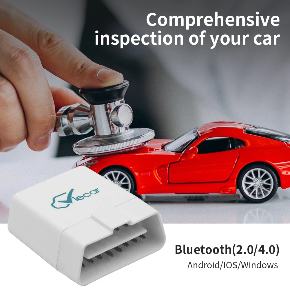 Диагностический сканер ELM327 ODB2, совместимый с Bluetooth, диагностический инструмент для автомобиля 4,0 OBD2, диагностический прибор для диагностики автомобильных неисправностей с интерфейсом 9-16 В для Iphone, Android