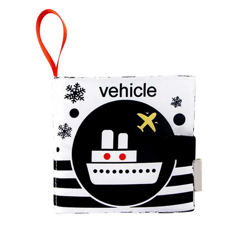 

Black White Baby Soft Book Crinkle Book High Contrast Baby Book Educational Learning Toy For Infant Touch And Feel Crinkle Cloth