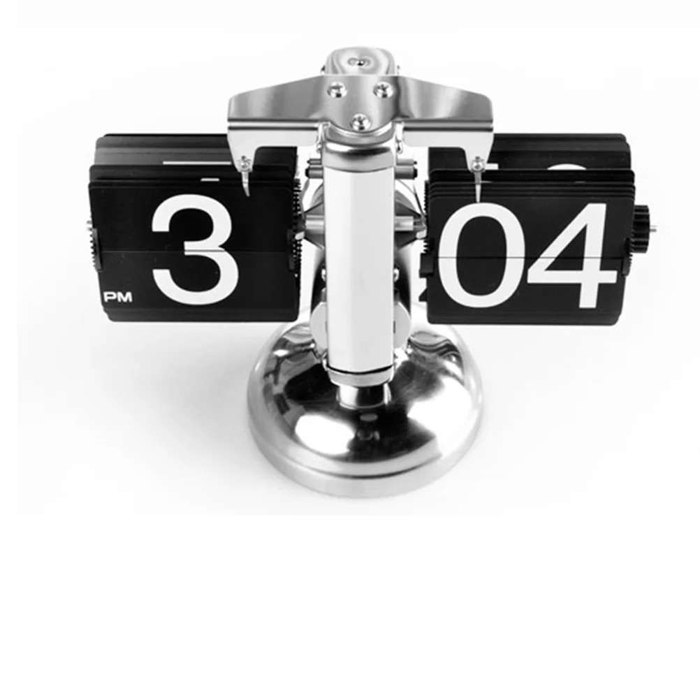 

Clockdisplay Desk Retro Vintage Alarm Clocks Time Autopagertable Page Digital Automatic Auto Electric Nixiedown Turn Flap Tube